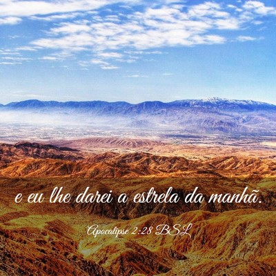 Picture 03 - Apocalipse 2:28 BSL - e eu lhe darei a estrela da - Bible Verse Picture