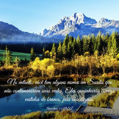 Picture 03 - Apocalipse 3:4 BSL - No entanto, você tem alguns nomes em Sardis que - Bible Verse Picture