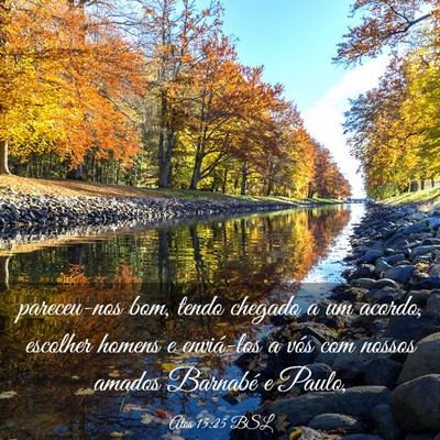Picture 03 - Atos 15:25 BSL - pareceu-nos bom, tendo chegado a um acordo, - Bible Verse Picture