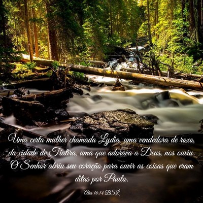 Picture 03 - Atos 16:14 BSL - Uma certa mulher chamada Lydia, uma vendedora de - Bible Verse Picture