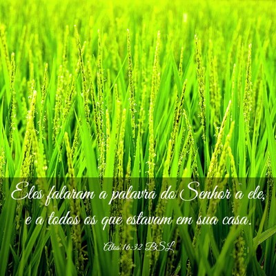 Picture 03 - Atos 16:32 BSL - Eles falaram a palavra do Senhor a ele, e a todos - Bible Verse Picture