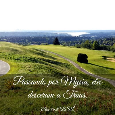 Picture 03 - Atos 16:8 BSL - Passando por Mysia, eles desceram a - Bible Verse Picture