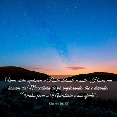 Picture 03 - Atos 16:9 BSL - Uma visão apareceu a Paulo durante a noite. - Bible Verse Picture