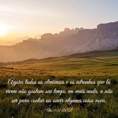 Picture 03 - Atos 17:21 BSL - Agora todos os atenienses e os estranhos que lá - Bible Verse Picture