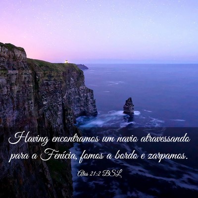 Picture 03 - Atos 21:2 BSL - Having encontramos um navio atravessando para a - Bible Verse Picture