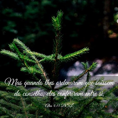 Picture 03 - Atos 4:15 BSL - Mas quando lhes ordenaram que saíssem do - Bible Verse Picture