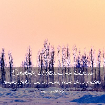 Picture 03 - Atos 7:48 BSL - Entretanto, o Altíssimo não habita em templos - Bible Verse Picture