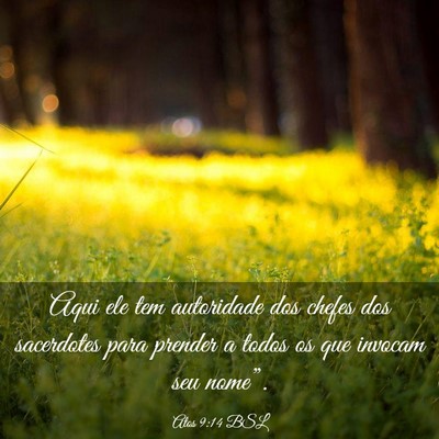 Picture 03 - Atos 9:14 BSL - Aqui ele tem autoridade dos chefes dos sacerdotes - Bible Verse Picture