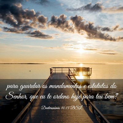 Picture 03 - Deuteronômio 10:13 BSL - para guardar os mandamentos e estatutos do - Bible Verse Picture
