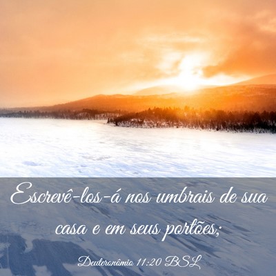Picture 03 - Deuteronômio 11:20 BSL - Escrevê-los-á nos umbrais de sua casa e em seus - Bible Verse Picture