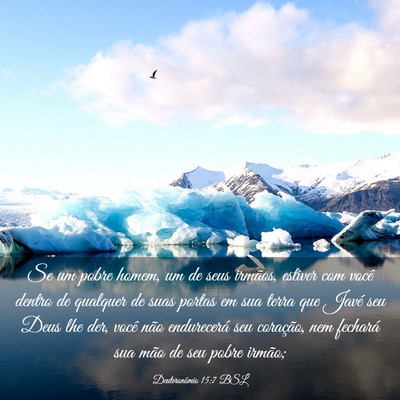 Picture 03 - Deuteronômio 15:7 BSL - Se um pobre homem, um de seus irmãos, estiver - Bible Verse Picture