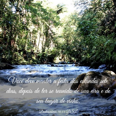 Picture 03 - Deuteronômio 16:13 BSL - Você deve manter a festa dos estandes sete dias, - Bible Verse Picture