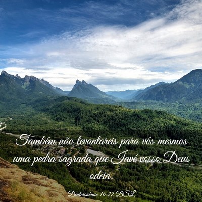 Picture 03 - Deuteronômio 16:22 BSL - Também não levantareis para vós mesmos uma - Bible Verse Picture