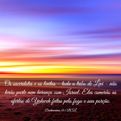 Picture 03 - Deuteronômio 18:1 BSL - Os sacerdotes e os levitas - toda a tribo de Levi - Bible Verse Picture