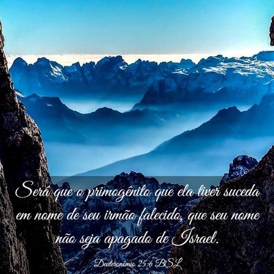 Picture 03 - Deuteronômio 25:6 BSL - Será que o primogênito que ela tiver suceda em - Bible Verse Picture