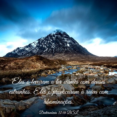 Picture 03 - Deuteronômio 32:16 BSL - Eles o levaram a ter ciúmes com deuses - Bible Verse Picture