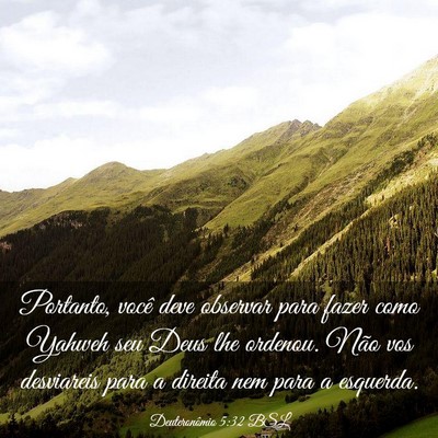 Picture 03 - Deuteronômio 5:32 BSL - Portanto, você deve observar para fazer como - Bible Verse Picture
