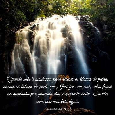 Picture 03 - Deuteronômio 9:9 BSL - Quando subi à montanha para receber as tábuas - Bible Verse Picture