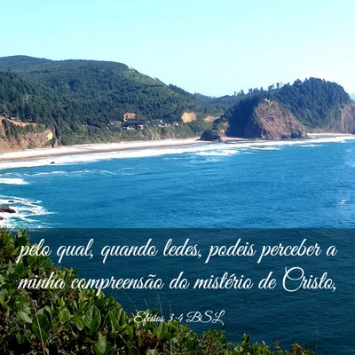 Picture 03 - Efésios 3:4 BSL - pelo qual, quando ledes, podeis perceber a minha - Bible Verse Picture