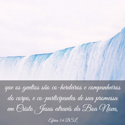 Picture 03 - Efésios 3:6 BSL - que os gentios são co-herdeiros e companheiros - Bible Verse Picture