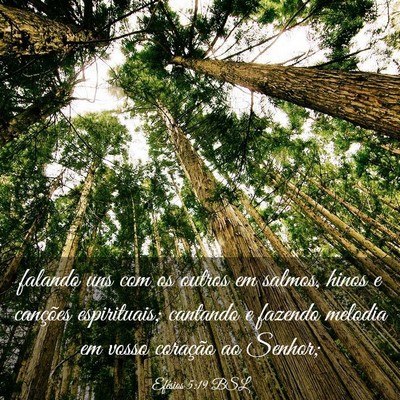 Picture 03 - Efésios 5:19 BSL - falando uns com os outros em salmos, hinos e - Bible Verse Picture