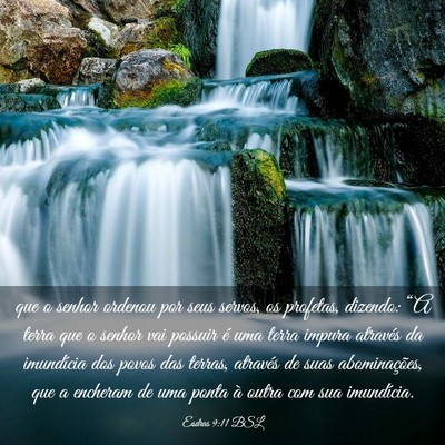 Picture 03 - Esdras 9:11 BSL - que o senhor ordenou por seus servos, os - Bible Verse Picture