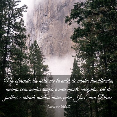 Picture 03 - Esdras 9:5 BSL - Na oferenda da noite me levantei de minha - Bible Verse Picture