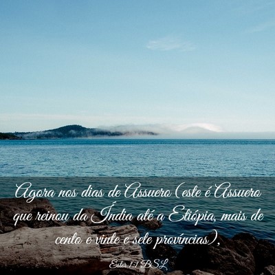 Picture 03 - Ester 1:1 BSL - Agora nos dias de Assuero (este é Assuero que - Bible Verse Picture