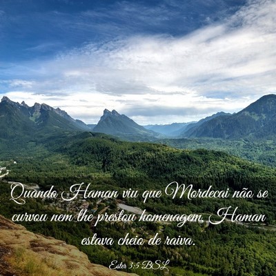 Picture 03 - Ester 3:5 BSL - Quando Haman viu que Mordecai não se curvou nem - Bible Verse Picture