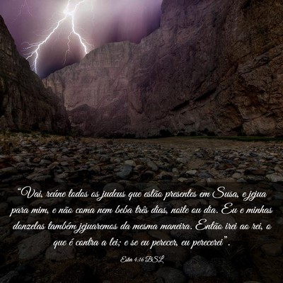 Picture 03 - Ester 4:16 BSL - “Vai, reúne todos os judeus que estão - Bible Verse Picture