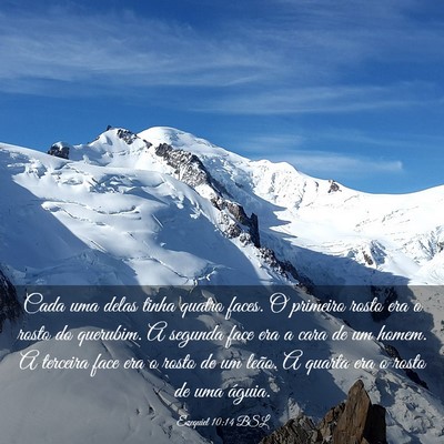 Picture 03 - Ezequiel 10:14 BSL - Cada uma delas tinha quatro faces. O primeiro - Bible Verse Picture
