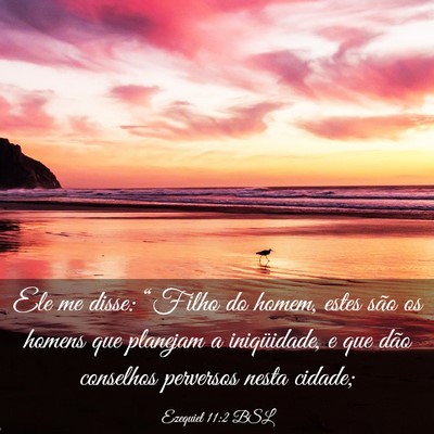 Picture 03 - Ezequiel 11:2 BSL - Ele me disse: “Filho do homem, estes são os - Bible Verse Picture