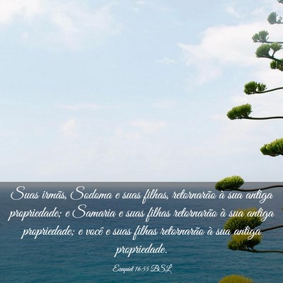 Picture 03 - Ezequiel 16:55 BSL - Suas irmãs, Sodoma e suas filhas, retornarão à - Bible Verse Picture
