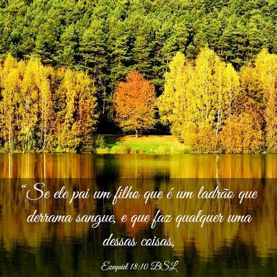 Picture 03 - Ezequiel 18:10 BSL - “Se ele pai um filho que é um ladrão que - Bible Verse Picture