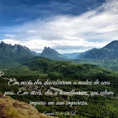 Picture 03 - Ezequiel 22:10 BSL - Em vocês eles descobriram a nudez de seus pais. - Bible Verse Picture
