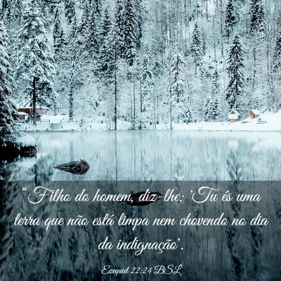 Picture 03 - Ezequiel 22:24 BSL - “Filho do homem, diz-lhe: 'Tu és uma terra que - Bible Verse Picture