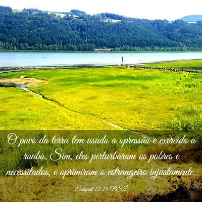 Picture 03 - Ezequiel 22:29 BSL - O povo da terra tem usado a opressão e exercido - Bible Verse Picture