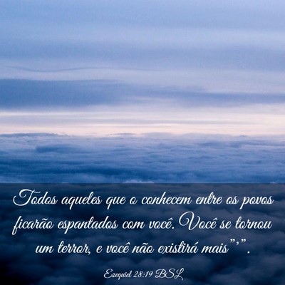 Picture 03 - Ezequiel 28:19 BSL - Todos aqueles que o conhecem entre os povos - Bible Verse Picture