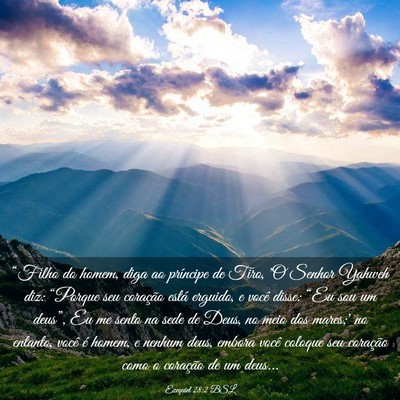 Picture 03 - Ezequiel 28:2 BSL - “Filho do homem, diga ao príncipe de Tiro, 'O - Bible Verse Picture