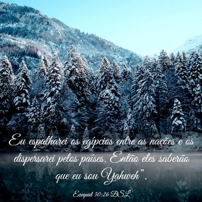 Picture 03 - Ezequiel 30:26 BSL - Eu espalharei os egípcios entre as nações e os - Bible Verse Picture