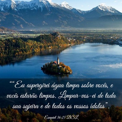 Picture 03 - Ezequiel 36:25 BSL - ““Eu aspergirei água limpa sobre vocês, e - Bible Verse Picture