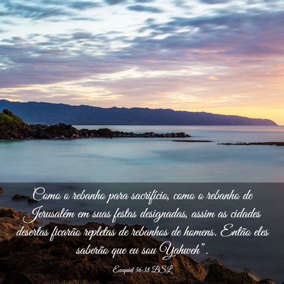 Picture 03 - Ezequiel 36:38 BSL - Como o rebanho para sacrifício, como o rebanho - Bible Verse Picture