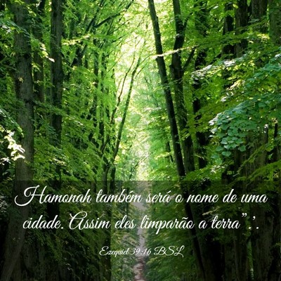 Picture 03 - Ezequiel 39:16 BSL - Hamonah também será o nome de uma cidade. Assim - Bible Verse Picture