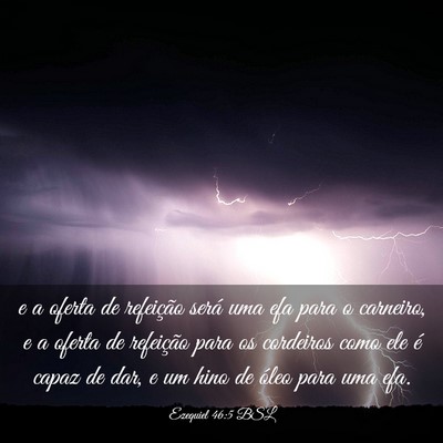 Picture 03 - Ezequiel 46:5 BSL - e a oferta de refeição será uma efa para o - Bible Verse Picture