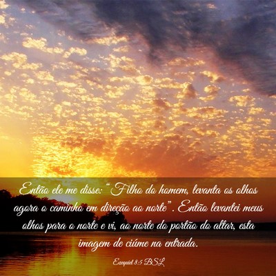 Picture 03 - Ezequiel 8:5 BSL - Então ele me disse: “Filho do homem, levanta - Bible Verse Picture