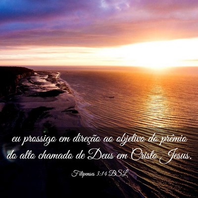 Picture 03 - Filipenses 3:14 BSL - eu prossigo em direção ao objetivo do prêmio - Bible Verse Picture