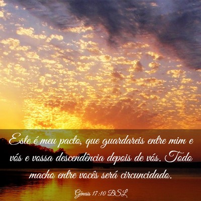 Picture 03 - Gênesis 17:10 BSL - Este é meu pacto, que guardareis entre mim e - Bible Verse Picture