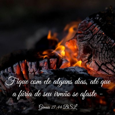Picture 03 - Gênesis 27:44 BSL - Fique com ele alguns dias, até que a fúria de - Bible Verse Picture