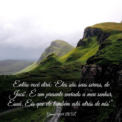 Picture 03 - Gênesis 32:18 BSL - Então você dirá: 'Eles são seus servos, de - Bible Verse Picture