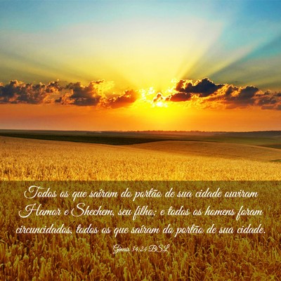 Picture 03 - Gênesis 34:24 BSL - Todos os que saíram do portão de sua cidade - Bible Verse Picture